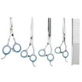 thumbnail image 2 of AMONIDA Pet Grooming Scissors, Dog Hair Thinning Clippers, 6PCS For Dogs Cats, 2 of 8