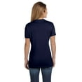 thumbnail image 3 of Hanes Ladies' 4.5 oz., 100% Ringspun Cotton nano-T V-Neck T-Shirt - S04V, 3 of 4
