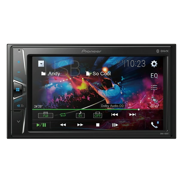 Pioneer DMH100BT Digital Media Car Stereo Receiver w/ 6.2" WVGA