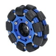 thumbnail image 3 of Roue Omnidirectionnelle, Roue Omnidirectionnelle en Mécanum de 4 Pouces, Composants de Voiture Robot Intelligente, Roues de Moyeu en Alliage d'Aluminium, Roulement à Billes, Kit d'Accessoires de Voiture Robot Intelligente, DIY, 3 of 8