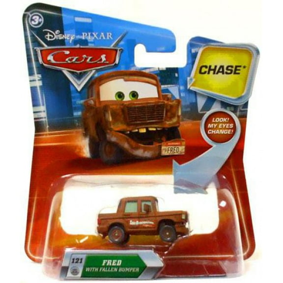 Disney Cars Lenticular Eyes Series 2 Fred with Fallen Bumper Diecast Car