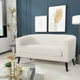 thumbnail image 2 of GDF Studio Portland Portia Indoor Velvet Glam Loveseat, Forest Green, 2 of 8