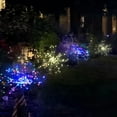 thumbnail image 2 of 2pcs Solar Garden 8 Lighting Mode Starburst Lights Outdoor Waterproof Solar Powered Firework Stake Lights For Outdoor Decor,120 LED Sparklers String Lights For Yard Pathway Party Decorations Valentine, 2 of 4
