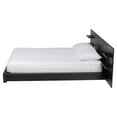 Baxton Studio Elina Modern Platform Bed, Queen, Ebony Black