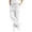 White, variant on Spazoro Boys Corduroy Cargo Pants with Multi‑Pockets, Straight Leg Elastic Waist Solid Color Drawstring Loose Fit Casual Trousers for Daily Street Khaki Size 7-8
