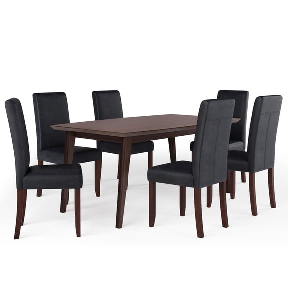 Simpli Home Acadian / Draper 7-Piece Dining Set