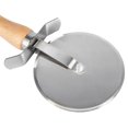 thumbnail image 3 of Winco PWC-4 4" Pizza Cutter w/ Wood Handle, Stainless Steel, 3 of 5