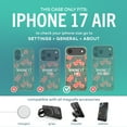thumbnail image 5 of Smartish® iPhone 17 Air MagSafe Clear Case - Gripmunk Magnetic Slim Case [Lightweight + Protective] Anti-Yellowing Thin Grip Clear Cover for Apple iPhone 17 Air - Tropical, 5 of 8