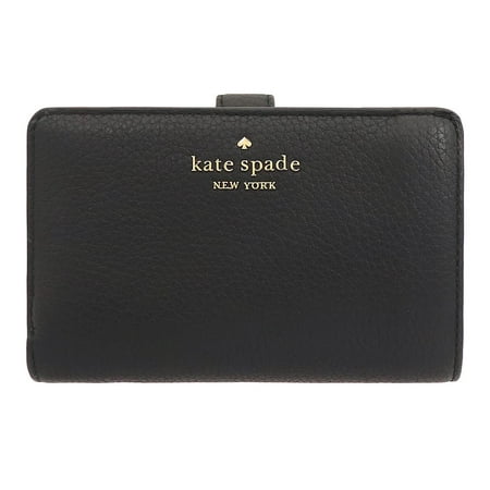 Kate Spade New York Leila Medium Compact Bifold Wallet Leather Black