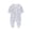 Blue Clouds, variant on 100% Cotton Baby Boys Snap Up Footed Onesie Infant Newborn Long Sleeve Snug Fit One-piece Coming Home Outfits