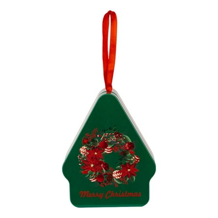 

Christmas Tinplate Box|Cute Christmas Hanging Iron Box Decoration|Christmas Candy Tinplate Box Hanging Decoration for Gifts Favors Crafts