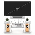 thumbnail image 6 of Furinno TURN-N-TUBE 6 Open Shelf Entertainment Center for TV up to 32 Inch White, 6 of 6