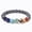 Gray, variant on Colorful Stone Bracelet, Lady Chakra Bead Bracelet, Alloy Yoga Multifaceted Bracelet