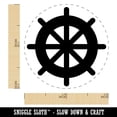 thumbnail image 2 of Ship Wheel Nautical Boat Self-Inking Rubber Stamp Ink Stamper - Dry Pad (No Ink) - Mini 1/2 Inch, 2 of 7