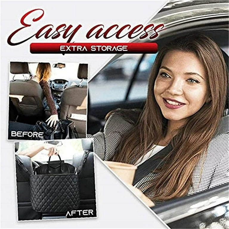 FIVAMI Car Seat Cushion with Storage Hanging Bag,Car Seat