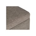 thumbnail image 4 of Simpli Home Monroe - Ottoman - Rectangulaire - Tissu Aspect Mousse, Contreplaqué, Lin - Brun Faon, 4 of 5