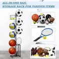 thumbnail image 3 of 7-Tier Heavy-Duty Freestanding Sports Storage Rack – Indoor/Outdoor Organizer for Balls, Bats, Rackets, & Gear (Garage, Gym, School), 3 of 6