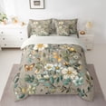 thumbnail image 2 of Castle Fairy Floral Flying Butterfly Bedding Comforter Set 7-Piece for Teens,Retro Vintage Aesthetic King Bedding Sets,Spring Garden Flowers Blossoms Ultra Soft Bed Sheets,Microfiber Bedroom Decor, 2 of 8