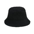 thumbnail image 4 of KLOY2K Bucket Hats for Woman Winter Fisherman Hat in Plush Material, A Versatile Unisex Headwear for Casual Outings and Mountain Skiing,Black,One Size, 4 of 4