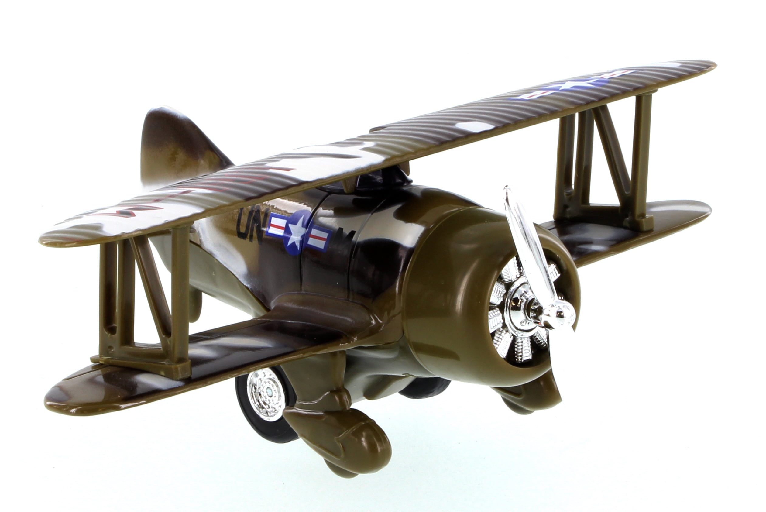 Box of 6 Classic Wing Airplane, Assortment - Showcasts 998D - 6" Scale Diecast Model Planes