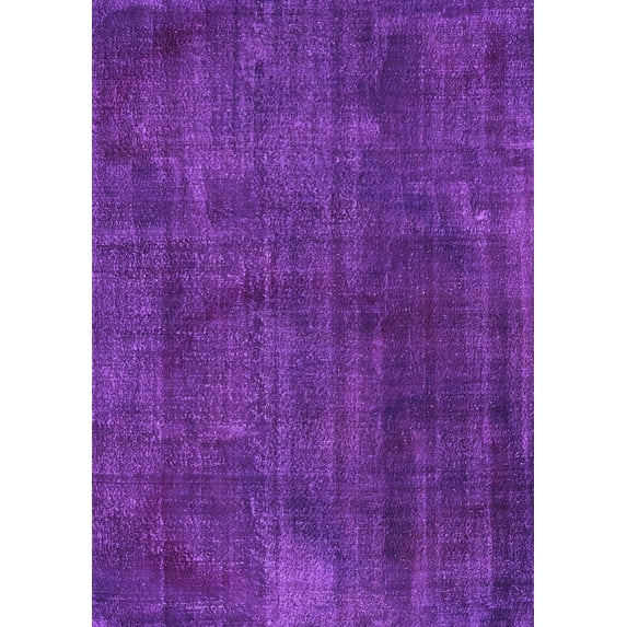 Ahgly Company Indoor Rectangle Persian Purple Bohemian Area Rugs, 4' x 6'