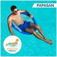 thumbnail image 5 of SwimWays Spring Float Papasan Pool Lounger with Hyper-Flate Valve, Inflatable Pool Float, Blue, 5 of 8