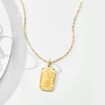 thumbnail image 5 of Ross-Simons Italian 24kt Yellow Gold 1-Gram Ingot Pendant Necklace With 14kt Yellow Gold Frame, Women's, Adult, 5 of 7