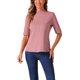 thumbnail image 1 of INSPIRE CHIC Camisetas de Media Manga para Mujeres Top de Cuello Alto Blusas Casuales Sólidas Elásticas Suaves Tops de Longitud de Codo XL Rosa Oscuro, 1 of 1