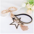 thumbnail image 4 of EeaseMX Llavero con colgante de borla de estrella de diamantes de imitación y cristales brillantes para bolso de coche (negro), 4 of 7