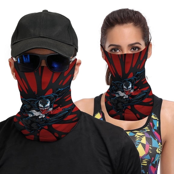 Anime Character Neck Gaiter for Women Men Balaclava Tube Cool Headwear Soft Running Scarf