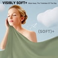 thumbnail image 3 of GZHJMY Beach Towel for Women Girls, Dark Gray Solid Bath Towel, Oversized Lightweight Sport Towel, 31x63 Inch, 3 of 7