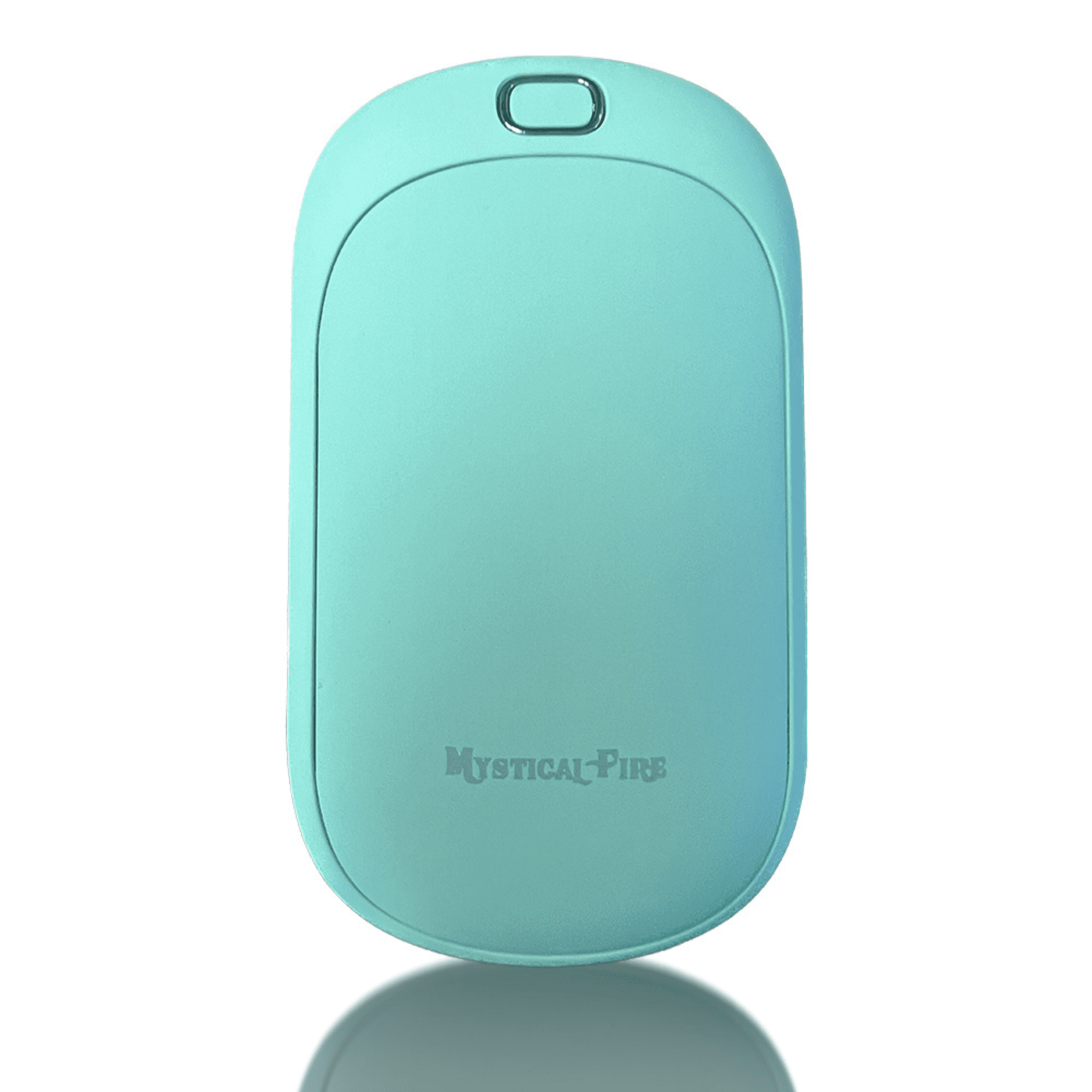 Hand Warmer Rechargeable USB C 5200mAh Portable Electric Charging Heater (Blue) By Mystical Fire Great Gift For Men & Women - Keep Your Hands Warm In The Outdoors While Camping Skiing Or Hunting