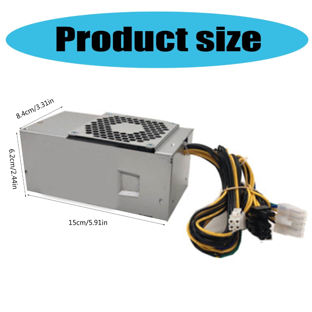 AOOOWER Reliable 500W Desktop Power Supply with 8PIN Connectors for FSP50020TGBAB GWT300SPWCTF GWTFX200AHD HK30071PP Computer
