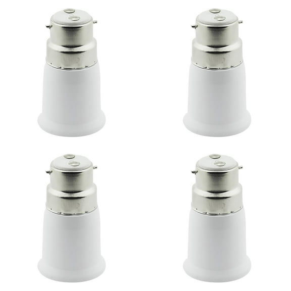B22 To E27 Lamp Holder Adapter, Light Bulb Holder, Socket Adapter Bulb Replacements Lampholder Lamp Base Converter 6/5/4/3/2/1PCS