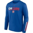 thumbnail image 2 of Men's Majestic Royal Chicago Cubs Flip Mode Long Sleeve T-Shirt, 2 of 3