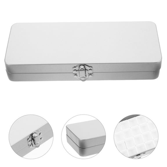 TABLZONE Watercolor Palette with Sealed Lid, Iron and Plastic, Portable Paint Tray for Home and Art Use