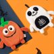 thumbnail image 4 of 4 Piezas Servilletas de Toalla de Mano de Halloween Toalla de Pañuelo Súper Absorbente para Manos Regalo de Halloween para Niños, 4 of 5