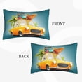 thumbnail image 4 of Bixox Summer Funny Retro Car Printed Pillow Protector,Super Soft Ideal for Home,Guests,Rentals - 20"x30", 4 of 8