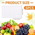 thumbnail image 2 of Topekada 6-Pack Fine Mesh Nut Milk Bags, Multipurpose Cheese Straining Bags, Reusable Filter Bags for Cold Brew Coffee, Juices & Yogurt, 11.81 x 7.87 Inches, 2 of 7