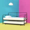 Queer Eye Bradford Metal Daybed, Black, Twin/Twin Size
