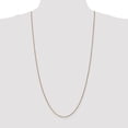 thumbnail image 2 of Real 14kt Yellow Gold 1.2mm Diamond Cut Spiga Chain; 30 inch; Lobster Clasp; for Adults and Teens; for Women and Men, 2 of 5