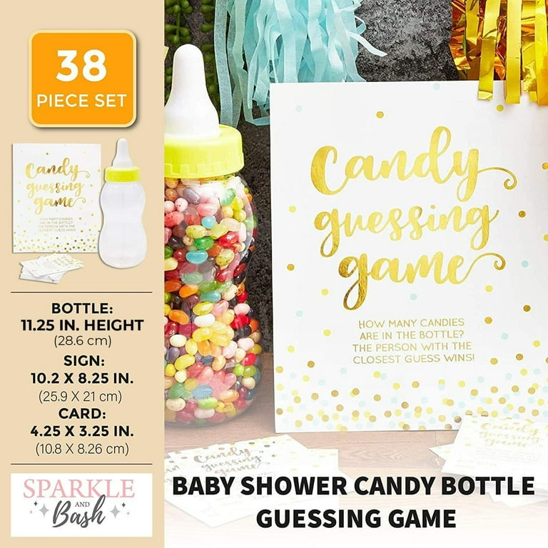 Big baby bottle for baby shower game online