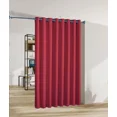 thumbnail image 2 of Gorgeous Home Linen Versatile K100 Dark Red Thermal Blackout Patio Door Window Grommet Curtain Extra Wide Room Divider 100" Wide X 84" Length 1Pc, 2 of 5