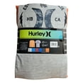 thumbnail image 2 of Hurley Boy's Soft & Breathable Crew Neck Graphic Tee & Slub Long Sleeve Tee, 2pk (Grey Heather, S (6/7)), 2 of 2