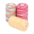 thumbnail image 1 of Fil à Coudre, 3 Couleurs Solides Fil à Coudre en Polyester Vibrant 3 Pcs 1000 Yards Multifonction pour Couture à la Main, 1 of 8