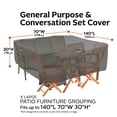 thumbnail image 4 of Classic Accessories Ravenna Water-Resistant 100 Inch General Purpose Patio Furniture Cover, 4 of 12