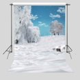 thumbnail image 1 of YUSDECOR Background 5x7ft Snow Scenery Photography Backdrop Photo Props, 1 of 3