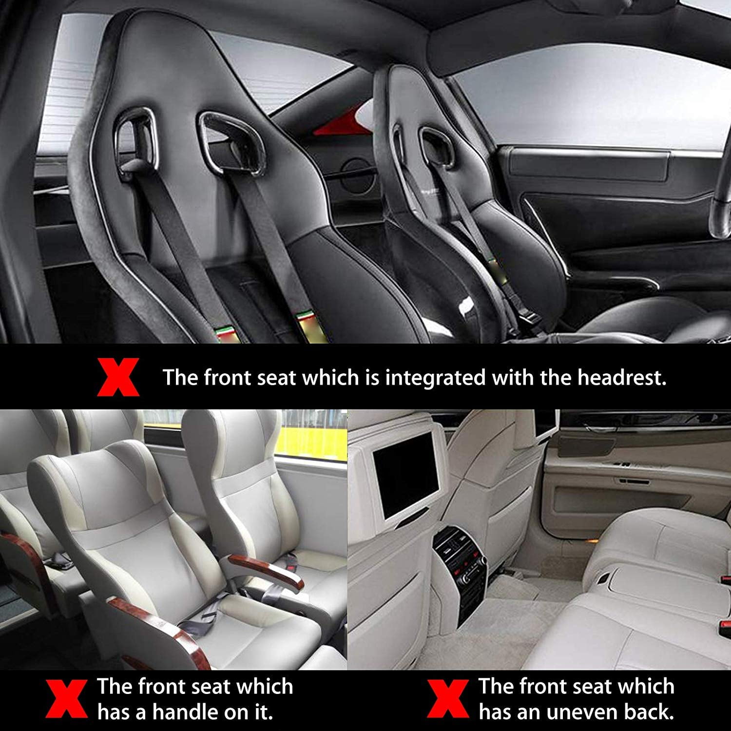 Hypersonic Front Seat Car Organizer Universal Vehicle Dashboard Pocket Holder Plastic Black Cargo Storage Box Holds Phone Money Cards Keys Glasses Remote