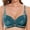 Blue, variant on Sngxgn Women's Silky Soft Smoothing Wireless Bra(Black,80AB)
