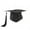 Black, variant on Neutral Adult Child Graduation Cap with Tassel Adjustable High School University